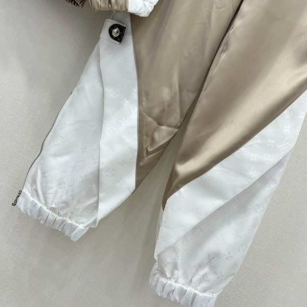ルイヴィトン カラーブロックジップアップジャケット 激安 上下セット vuo81259